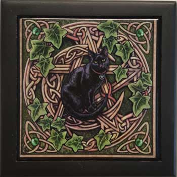 5" x 5" Pentagram Cat box - Click Image to Close