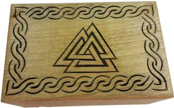 Triangle wood box 4" x 6" - Click Image to Close