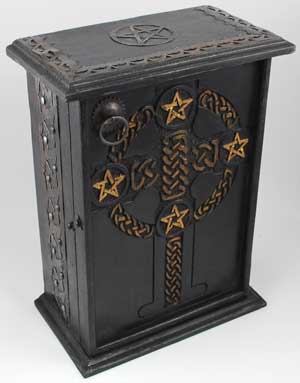 Pentagram and Celtic cupboard - Click Image to Close