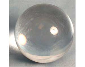 125mm Clear crystal ball - Click Image to Close