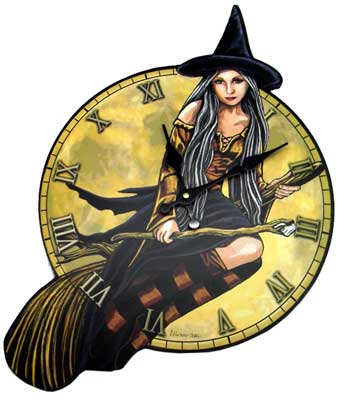 Witch clock - Click Image to Close