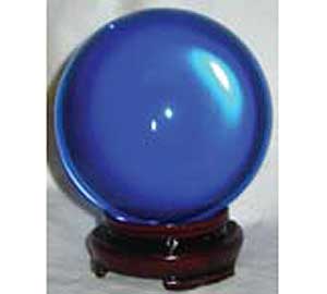 50mm Blue crystal ball - Click Image to Close