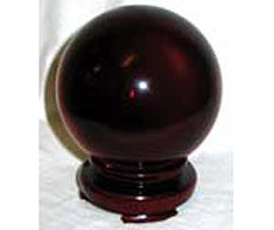 50mm Red crystal ball - Click Image to Close