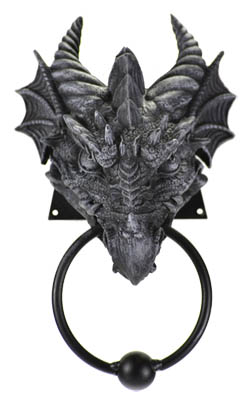 Dragon door knocker - Click Image to Close