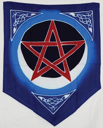 Flag: Pentacle Moon - Click Image to Close