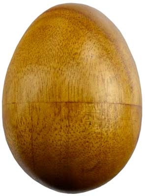 Wooden Egg Shaker - Click Image to Close