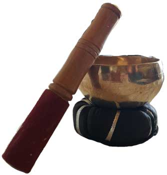 4" Tibetan Singing Bowl (hand made) - Click Image to Close