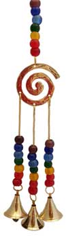 7 Chakra Spiral wind chime - Click Image to Close