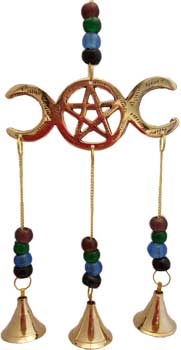 Triple Moon wind chime - Click Image to Close