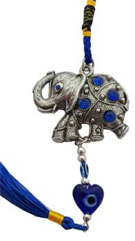 Elephant Evil Eye wall hanging - Click Image to Close