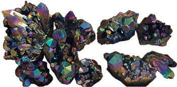 5# Quartz cluster with Purple color