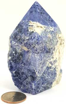 Sodalite point - Click Image to Close