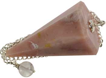 6 sided Pink Opal - Click Image to Close