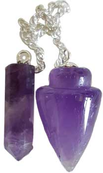 Amethyst/ Amethyst Pendulum - Click Image to Close