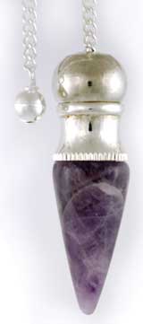 Amethyst Chambered pendulum - Click Image to Close