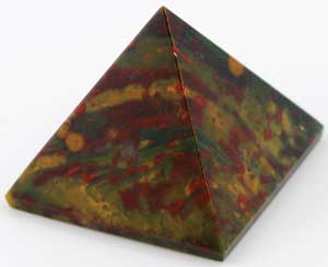 30- 35mm Bloodstone pyramid