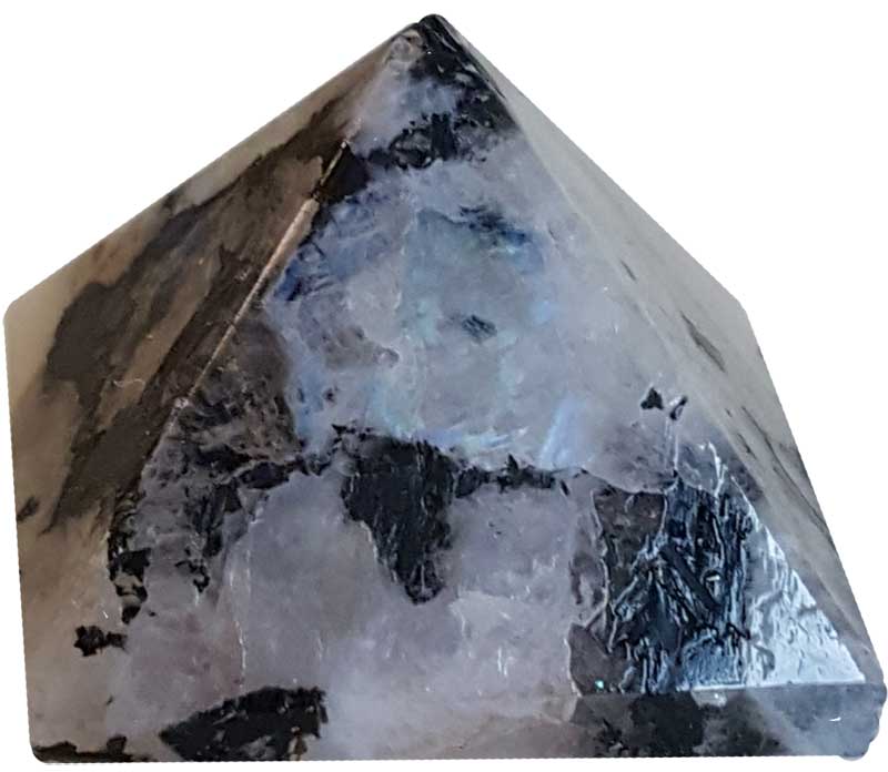 25-30mm Moonstone Rainbow pyramid 25-30mm Moonstone Rainbow pyramid