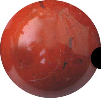 40mm Jasper Red sphere - Click Image to Close