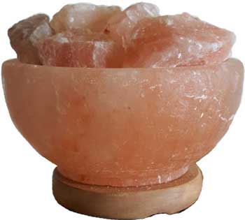 6" Salt Lamp Bowl (c) - Click Image to Close