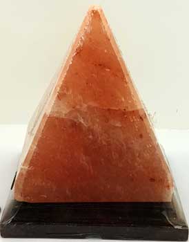 6" Pyramid Salt Lamp (c) - Click Image to Close