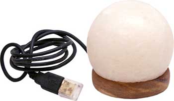 4" USB Ball salt lamp