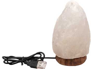 5" USB Rough salt lamp - Click Image to Close