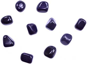 1 lb Blue Goldstone tumbled - Click Image to Close