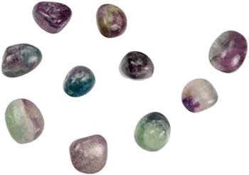 1 Lb Fluorite tumbled - Click Image to Close