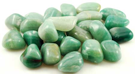 1 Lb Green Adventurine tumbled - Click Image to Close