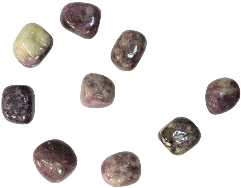 1 lb Lepidolite tumbled - Click Image to Close