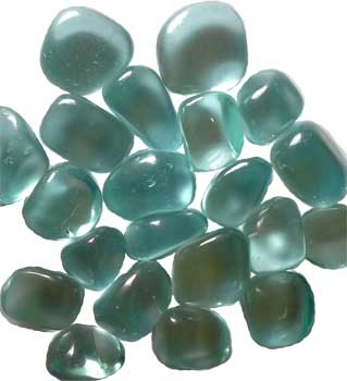 1 lb Obsidian, Blue tumbled stones - Click Image to Close
