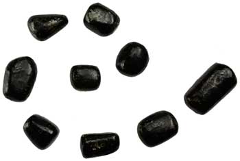 1 Lb Pyrite Black tumbled - Click Image to Close