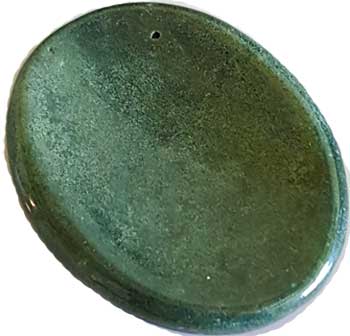 Bloodstone worry stone - Click Image to Close