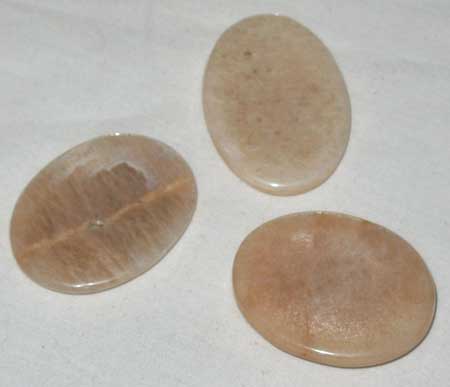 Moonstone Worry Stone - Click Image to Close