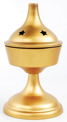 Small Brass cone burner - Click Image to Close