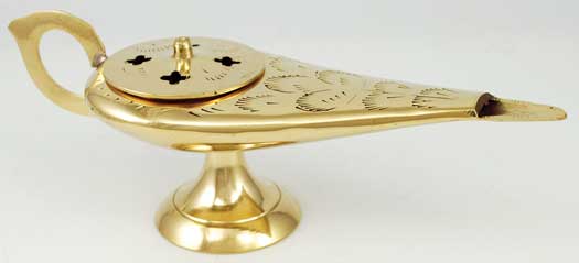 Large Aladdin Lamp burner - Click Image to Close