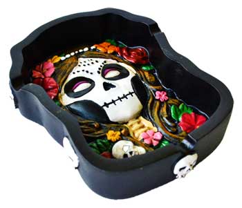 Day of the Dead Ashtray - Click Image to Close
