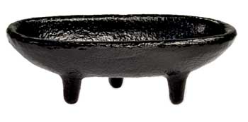 4" Iron smudge/ incense burner - Click Image to Close
