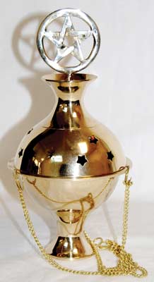 Pentagram Crowned Censer - Click Image to Close