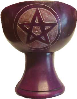 4" purple Pentagram burner