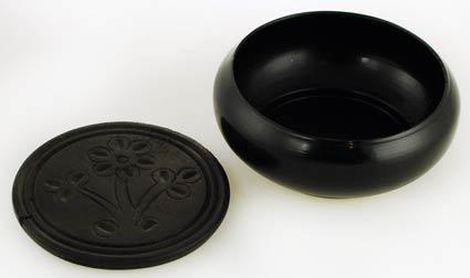 3" Smudge Pot with Coaster - Click Image to Close