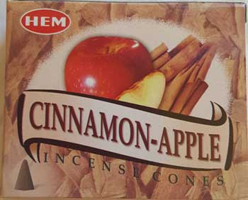 Cinnamon-Apple HEM cone 10 pack - Click Image to Close