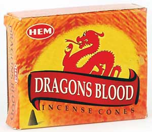 Dragon's Blood HEM cone 10pk - Click Image to Close