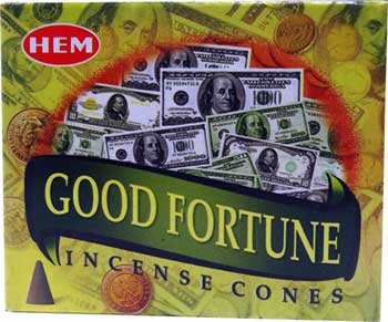 Good Fortune HEM cone 10pk - Click Image to Close