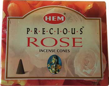 Rose HEM cone 10pk - Click Image to Close