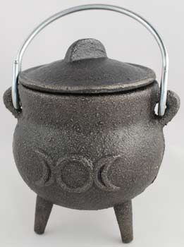 Plain Cast Iron Cauldron 3" - Click Image to Close