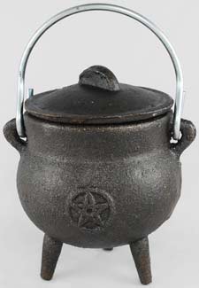 Plain Cast Iron Cauldron 3" - Click Image to Close