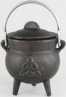 Plain Cast Iron Cauldron 3" - Click Image to Close