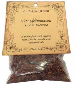 21g Crowley's Tetragrammaton Lailokens Awen incense - Click Image to Close