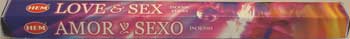 Love & Sex HEM stick 20 pack - Click Image to Close